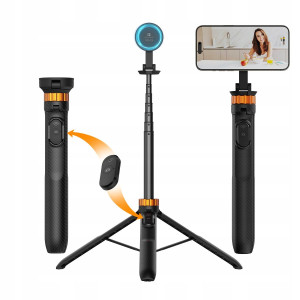 Statyw monopod fotograficzny do telefonu 162cm + pilot K&F CONCEPT