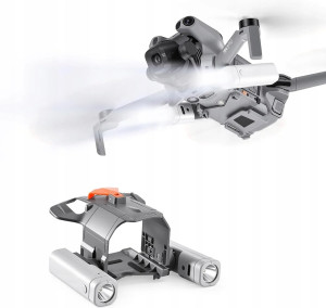 Światło LED do Lotów Nocnych z Uchwytem na Śmigła i Reflektorem do DJI Mini
