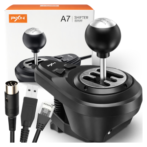PXN-A7 - drążek zmiany biegów 6+R z zaciskiem, PC/PS3/PS4/Xbox One/Switch (plug&play)