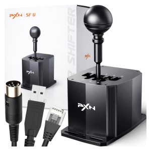 PXN SF U — sekwencyjna skrzynia H 7+1 do symulatorów (USB-C, metalowa konstrukcja)