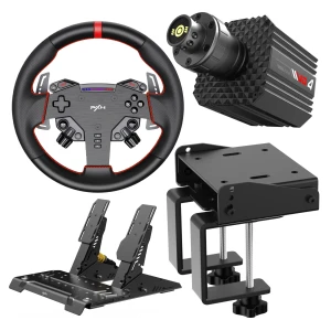 Zestaw do SimRacing PXN VD4 Bundle - kierownica, baza, pedały, zacisk PC