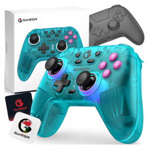 Bezprzewodowy pad GameSir Nova HD Rumble (Turkusowy Neon)