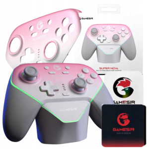 Gamepad GameSir Super Nova T4N Pro (PC/Switch/iOS/Android) Różowy