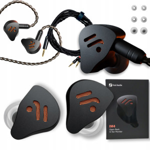 Słuchawki Dokanałowe (IEM) Fosi Audio IM4 Hi-Res 10mm (Czarne)