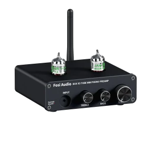 Fosi Audio BOX X3: Lampowy Przedwzmacniacz Gramofonowy (Bluetooth 5.0)