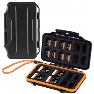 Futerał na karty pamięci K&F Concept KF31.106 – Etui HARD Case 36 slotów SD / SDHC / SDXC / Micro SD / TF