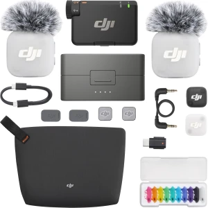 System mikrofonów bezprzewodowych DJI Mic Mini 2 (2 TX + 1 RX + etui ładujące)
