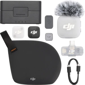 System mikrofonów bezprzewodowych DJI Mic Mini 2 (1 TX + 1 Mobile RX + etui ładujące)