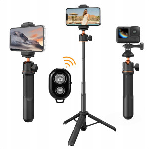 Statyw Kijek Selfie Stick K&F Concept 4w1 z Pilotem (60 cm)