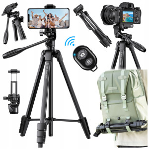 Ultra-lekki Statyw Fotograficzny K&F Concept 152cm (2w1)