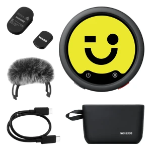 Insta360 Mic Pro Transmitter | nowoczesny mikrofon z wyświetlaczem