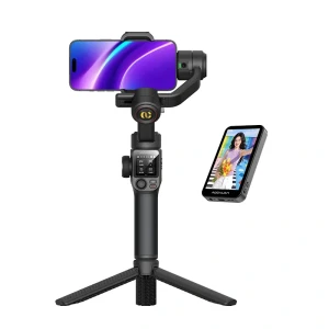 Gimbal AOCHUAN S3 z dodatkowym ekranem (czarny)