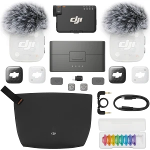 System mikrofonów bezprzewodowych DJI Mic Mini 2S (2 TX + 1 RX + etui ładujące)