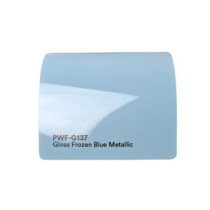 3M PWF - G137 Gloss Frozen Blue Metallic Protection Wrap Film Kolorowa folia ochronna