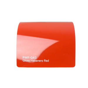 3M PWF - G43 Gloss Habanero Red Protection Wrap Film Kolorowa folia ochronna