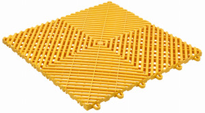 Płyta garażowa modułowa PP 40x40x1,8cm - żółta