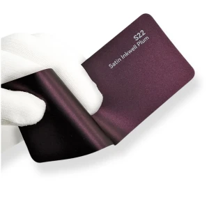SSF Color Kolorowa folia ochronna Satin inkwell Plum