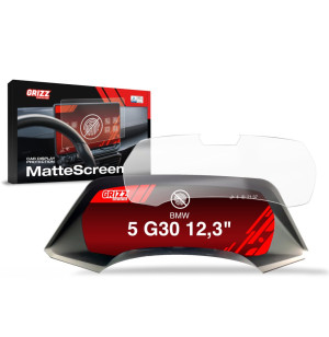 Folia matowa Grizz do BMW 5 G30 Live Cockpit Sensor 12,3" (2016-2023)