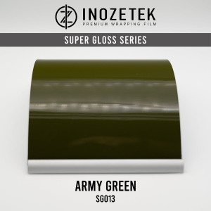 INOZETEK Folia Army Green SG013 Zielony połysk