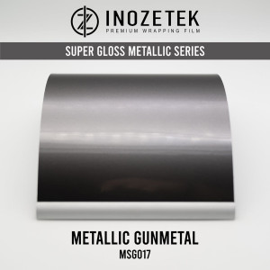 INOZETEK Folia Gunmetal Metallic MSG017 Szary metalik