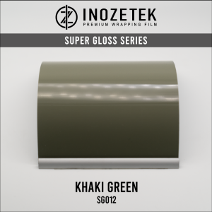 INOZETEK Folia Khaki Green SG012 Zielony połysk