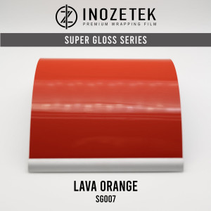INOZETEK Folia Lava Orange SG007 Pomarańczowy połysk