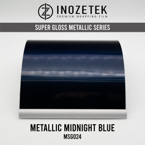 INOZETEK Folia Midnight Blue Metallic MSG024 Niebieski metalik
