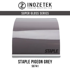 INOZETEK Folia Staple Pigeon Grey SG741 Szary połysk
