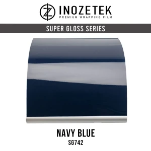 INOZETEK Folia Navy Blue SG742 Niebieski połysk