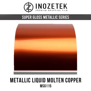 INOZETEK Folia Liquid Molten Copper MSG115 Pomarańczowy metalik