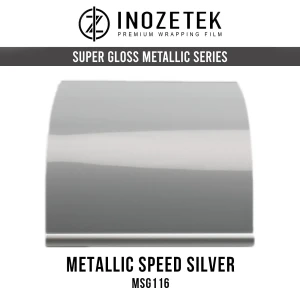INOZETEK Folia Speed Silver MSG116 Szary metalik