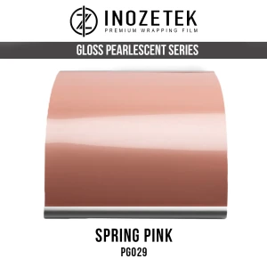 INOZETEK Folia Pearl Spring Pink PG029 Różowy perłowy