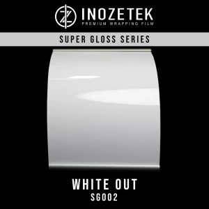 INOZETEK Folia Gloss White SG002 Biały połysk
