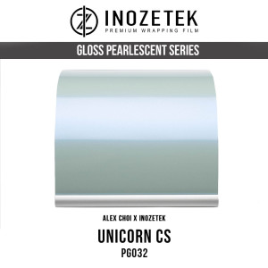 INOZETEK Folia Pearl Unicorn CS PG032 Błękitny perłowy