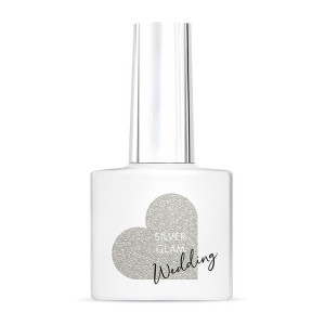 Lakier hybrydowy Silver Glam, 10ml