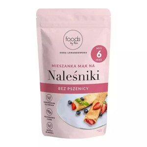 Naleśniki bez Pszenicy - Mieszanka Mąk, 200 g | 100% Naturalnych Składników. Bez pszenicy, dodatku cukru, konserwantów, laktozy i oleju palmowego.