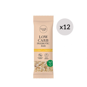 Low Carb Prebiotic Bar Coconut & Pineapple, 35 g x12