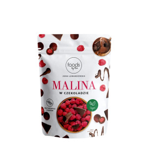 Malina liofilizowana w czekoladzie, 50 g