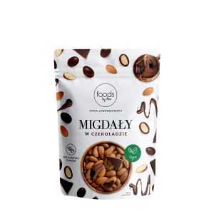 Migdały w Czekoladzie, 75 g | 100% Naturalne Składniki. Bez dodatku cukru i laktozy.