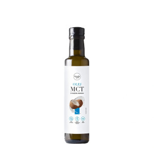 Olej MCT, 250 ml | Wysokiej Jakości Olej MCT, Szybkie Źródło Energii. 60% C8 / 40% C10.