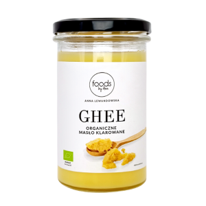 Ghee masło klarowane BIO 400g | bez laktozy i kazeiny | temperatura dymienia ~250°C | bezpieczne do smażenia | keto, paleo | bez konserwantów