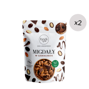 Migdały w czekoladzie, 75 g x2