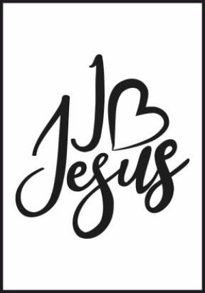Plakat I love Jesus