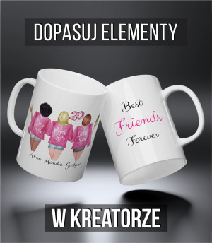 Kubek przyjaciele three sisters KREATOR PROJEKTÓW