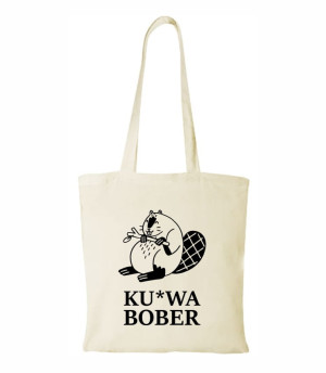 Torba bawełniana ku*wa bober
