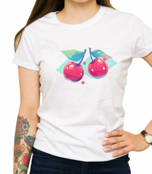 Koszulka disco cherries
