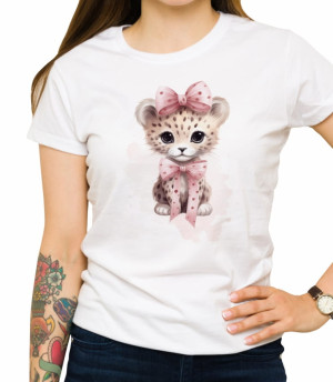 Koszulka babygirl leopard