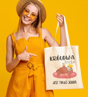 Torba bawełniana królowa życia