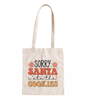 Torba bawełniana sorry Santa