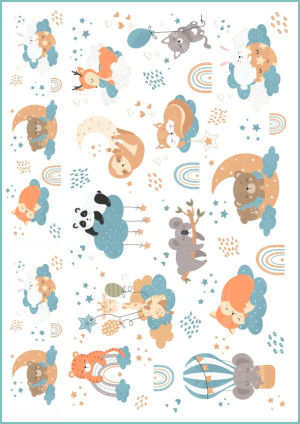 Tatuaże tymczasowe sleeping little animals